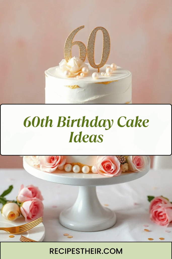 60th Birthday Cake Ideas