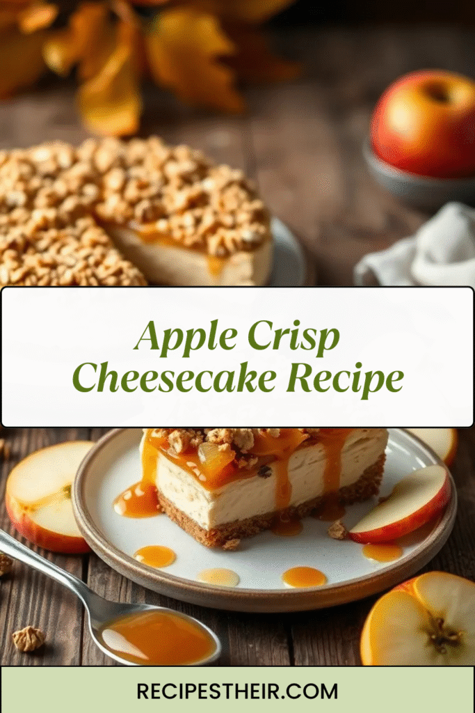 Apple Crisp Cheesecake Recipe