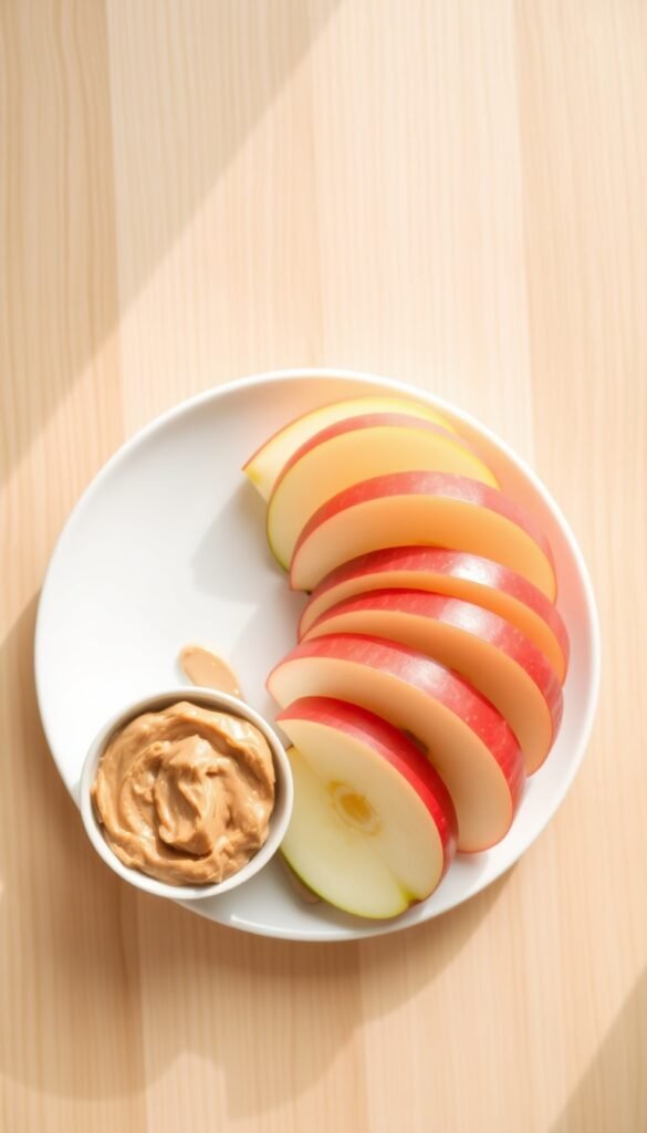 Apple Slices with Peanut Butter