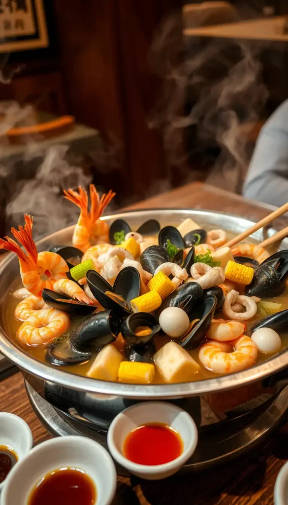 Asian-Inspired Seafood Hotpot Boil