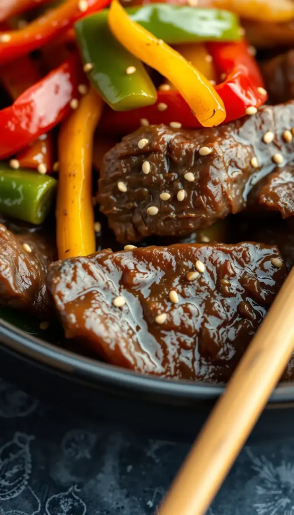 Asian Steak & Pepper Stir Fry
