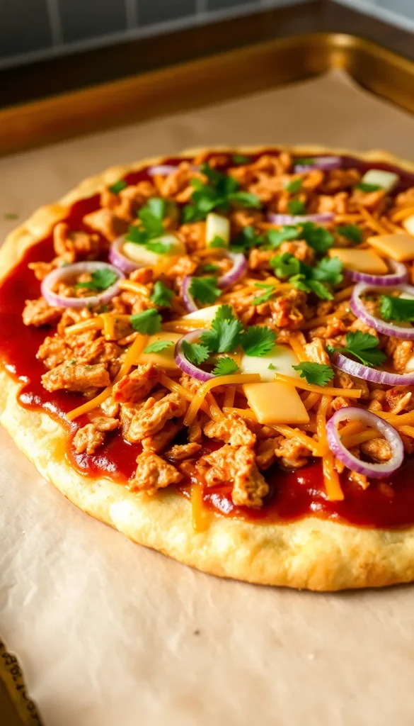 BBQ Chicken Flatbread Pizza