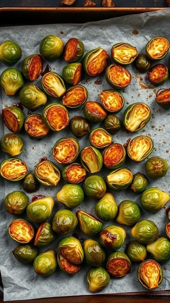 Balsamic Roasted Brussels Sprouts