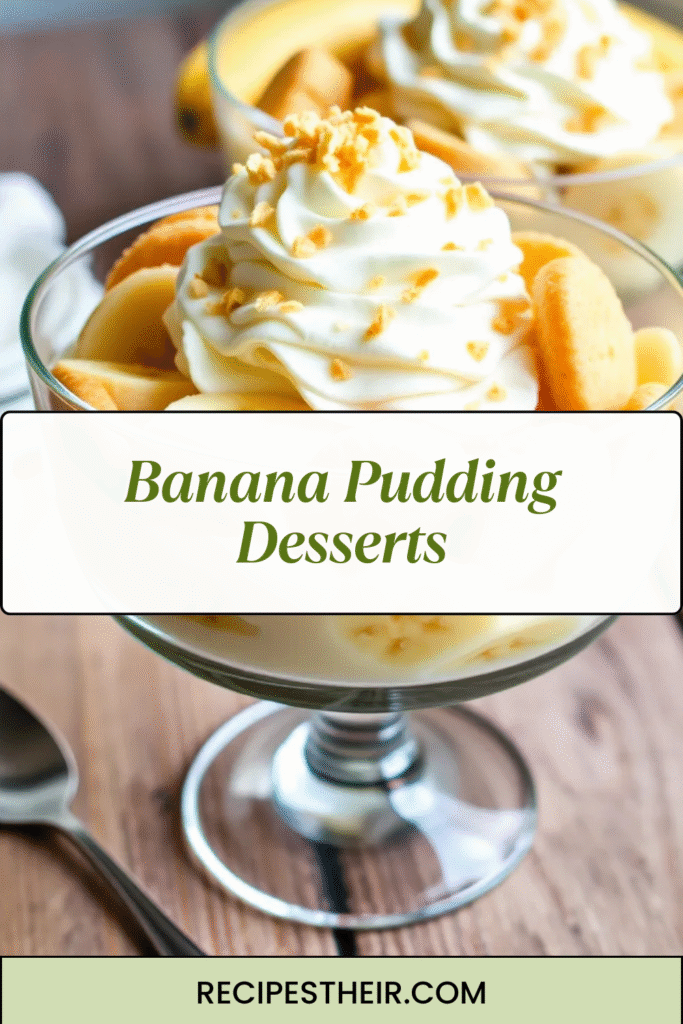 Banana Pudding Desserts