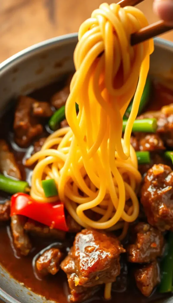 Beef Stir Fry with Noodles