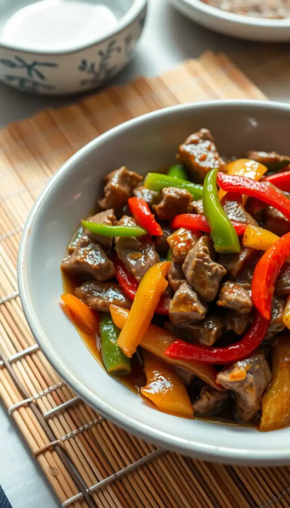 Beef and Pepper Stir Fry