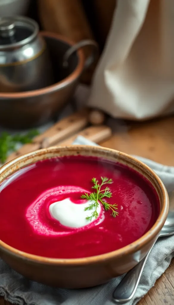 Beetroot Soup (Borscht)