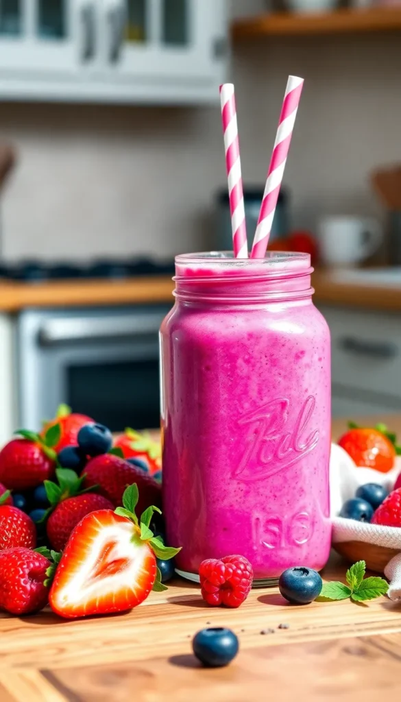 Berry Blast Protein Smoothie