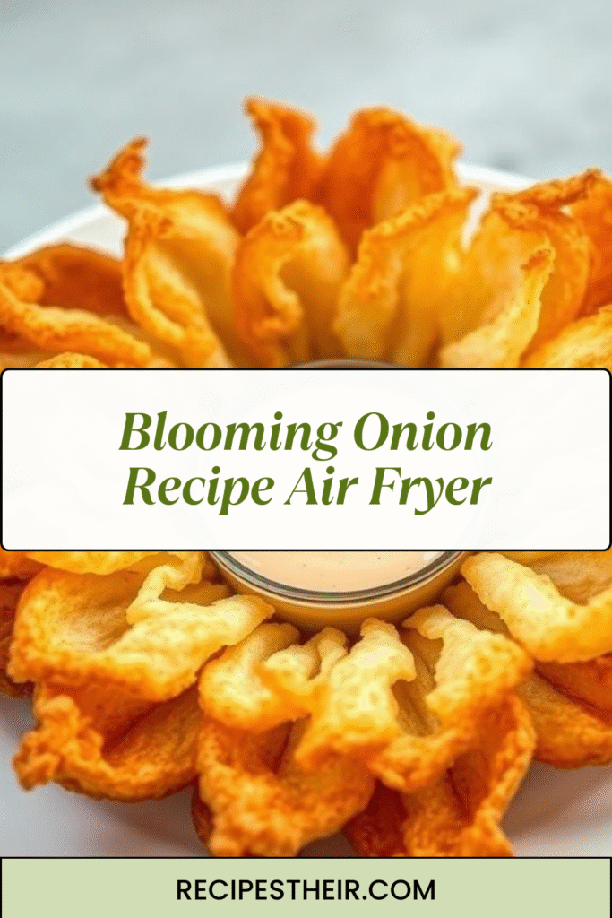 Blooming Onion Recipe Air Fryer