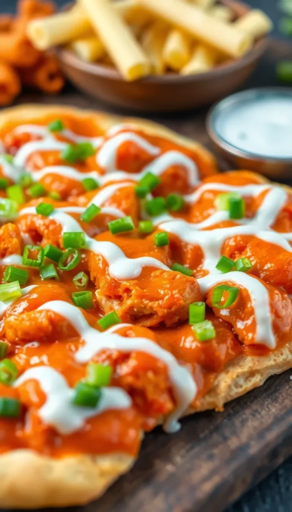 Buffalo Chicken Flatbread
