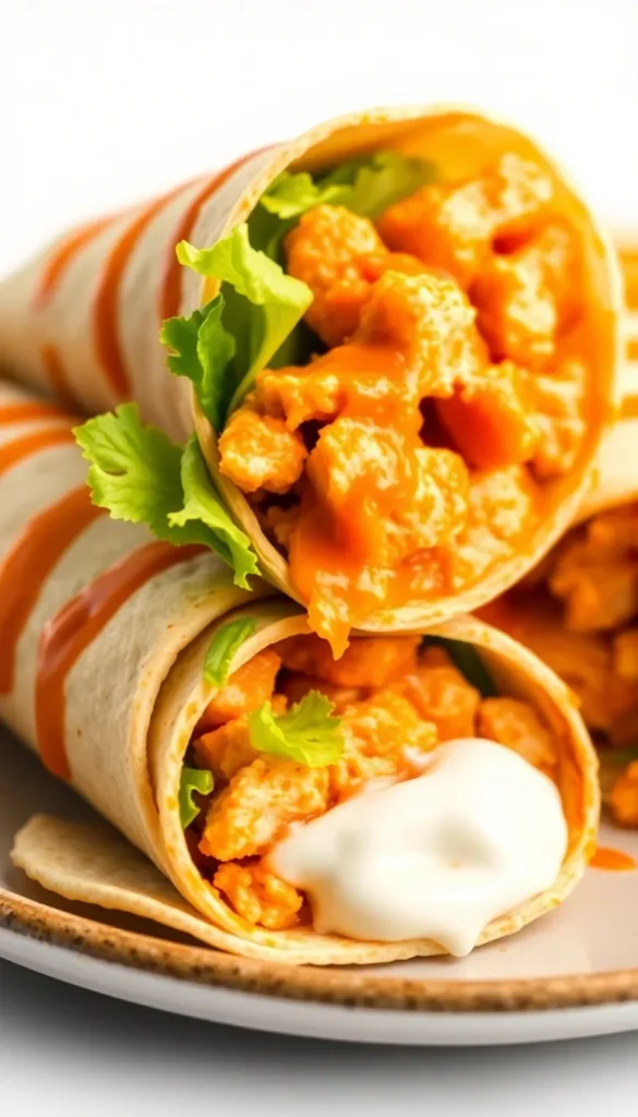 Buffalo Chicken Wraps