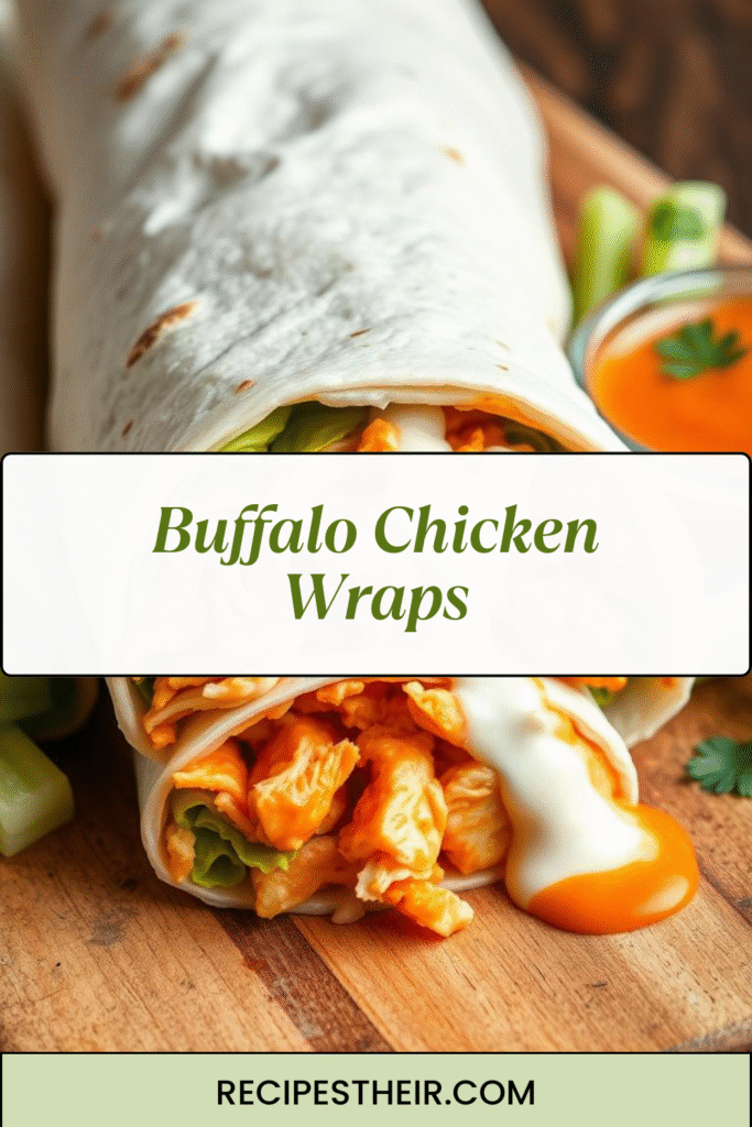 Buffalo Chicken Wraps