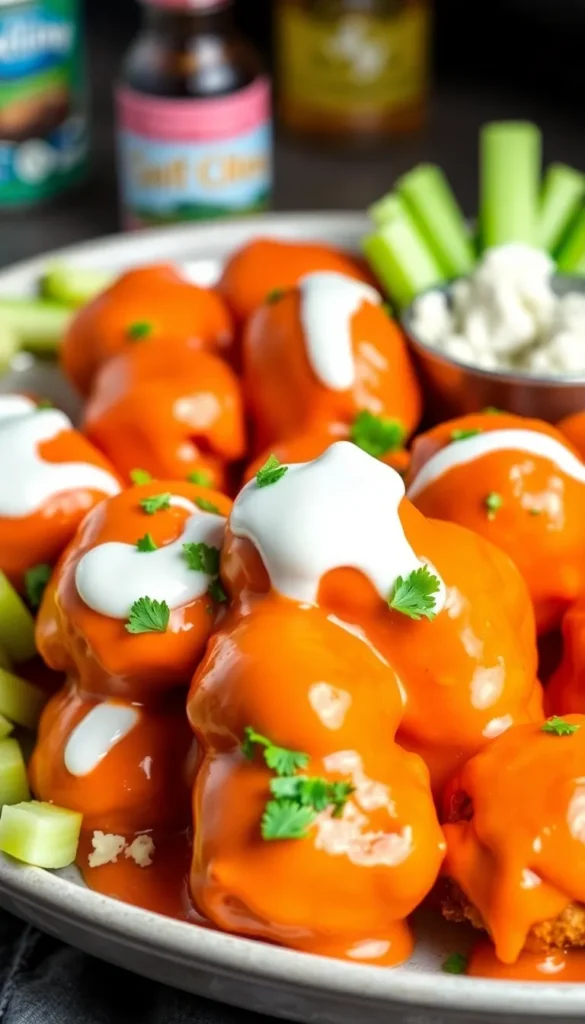 Buffalo Ranch Frozen Meatballs