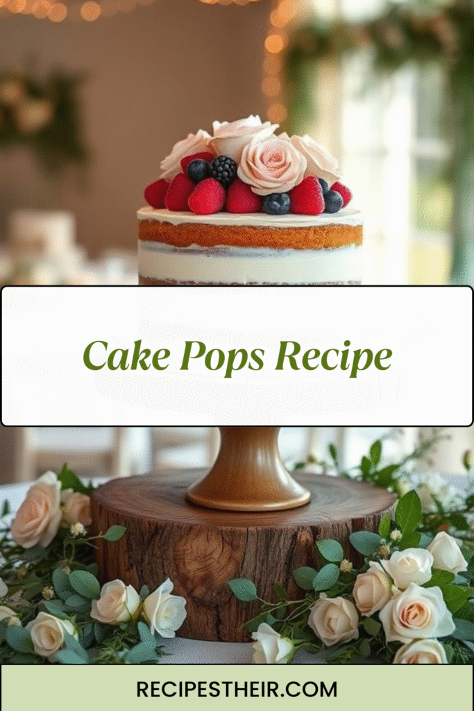 Cake Pops Recipe