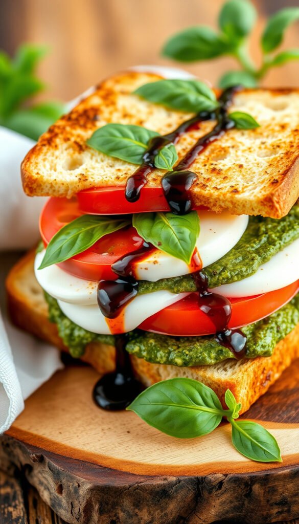 Caprese Pesto Sandwich