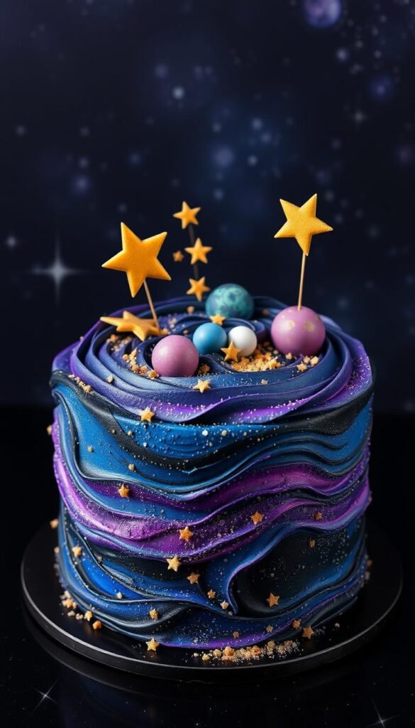 Celestial Galaxy Cake