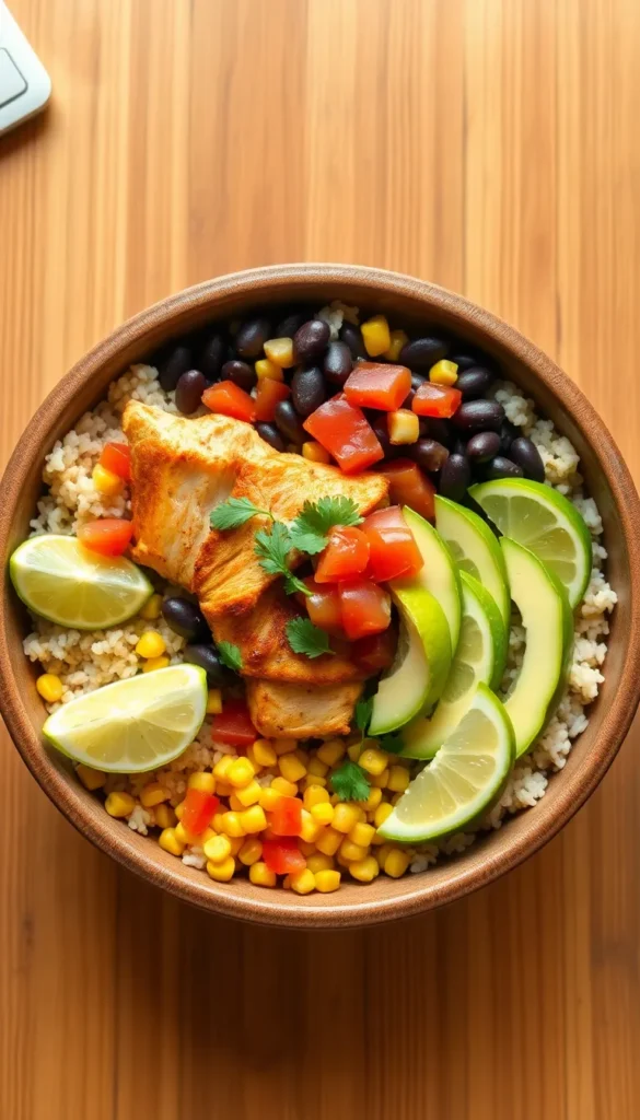 Chicken Burrito Bowls