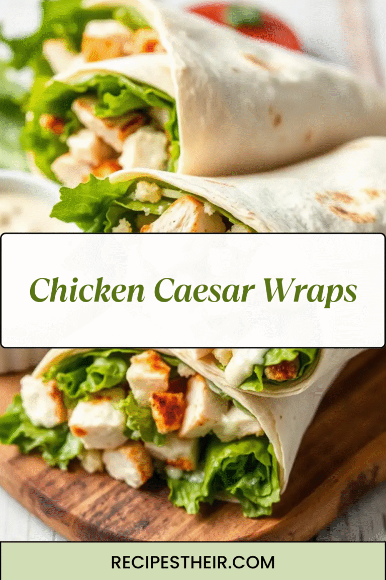 Chicken Caesar Wraps