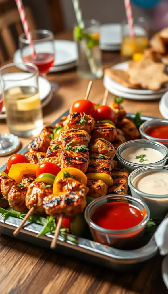 Chicken Skewers – Simple, Savory, and Mess-Free