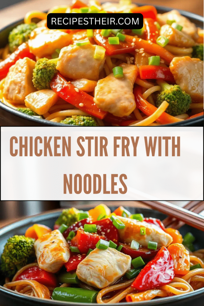 Chicken Stir Fry with Noodles