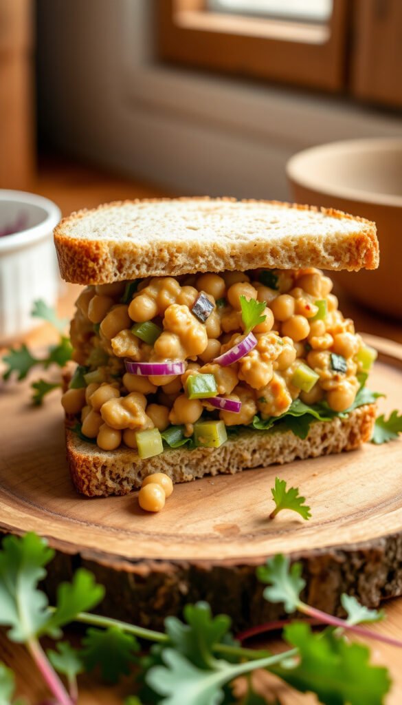 Chickpea Salad Sandwich