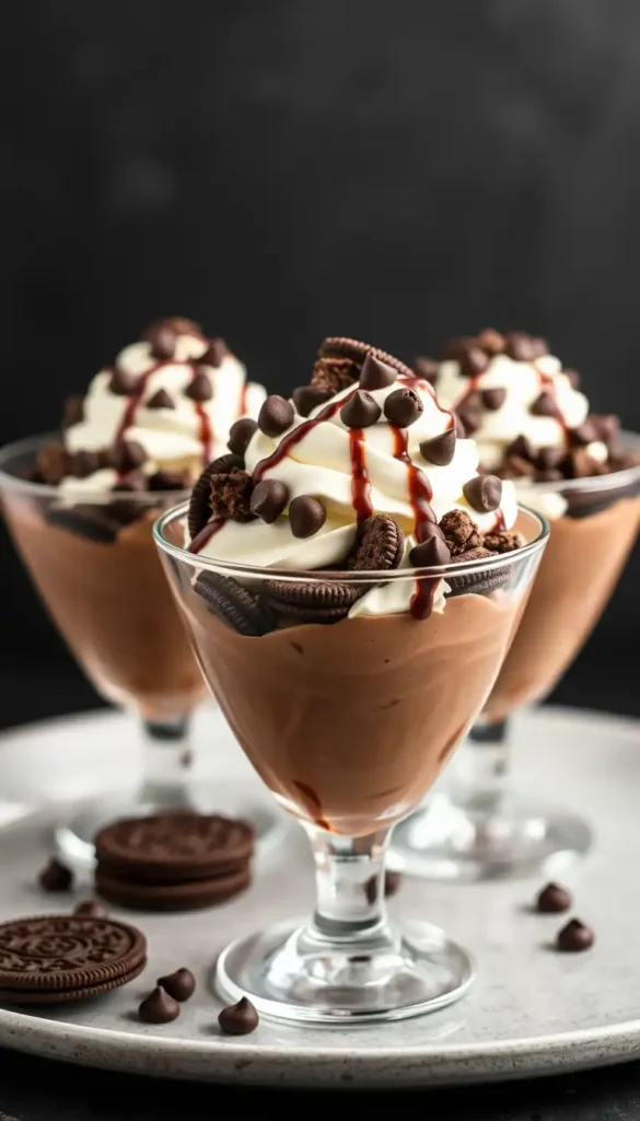 Chocolate Pudding Parfaits