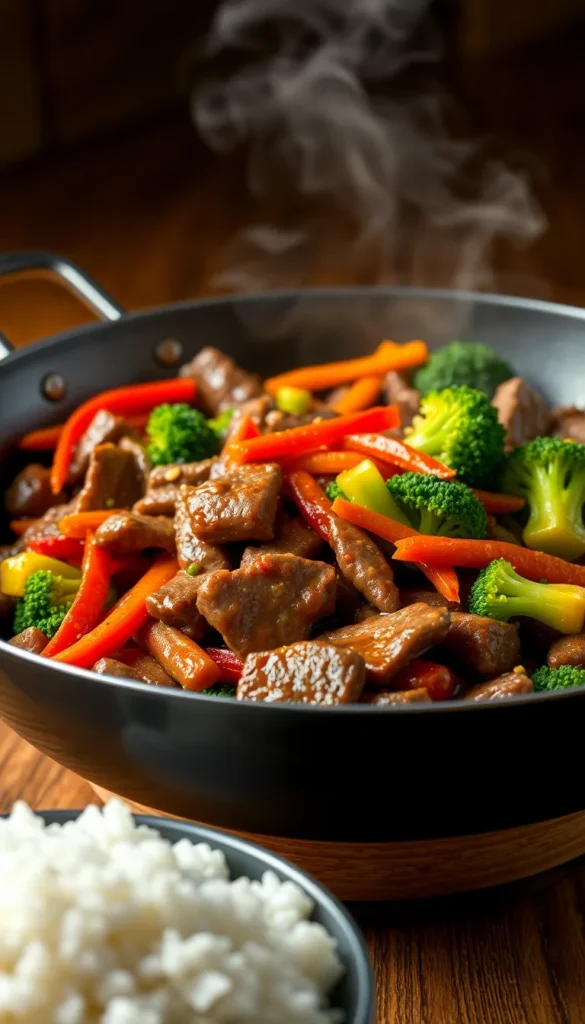 Classic Chinese Beef and Vegetable Stir Fry