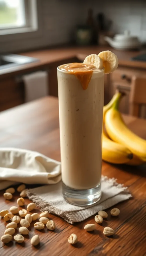 Classic Peanut Butter Banana Smoothie