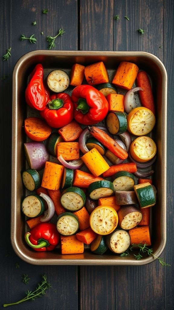 Classic Roasted Mixed Vegetables