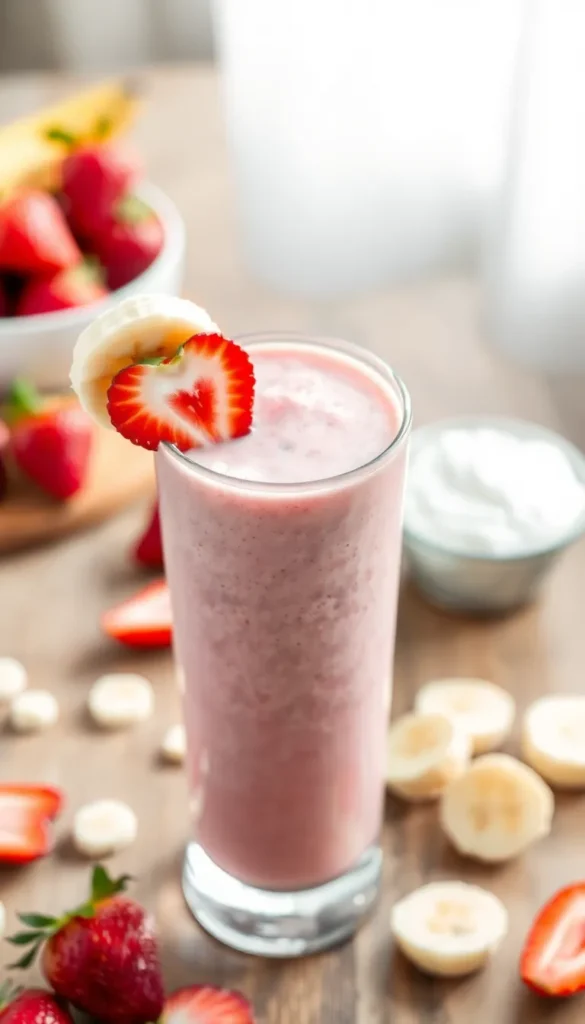 Classic Strawberry Banana Smoothie
