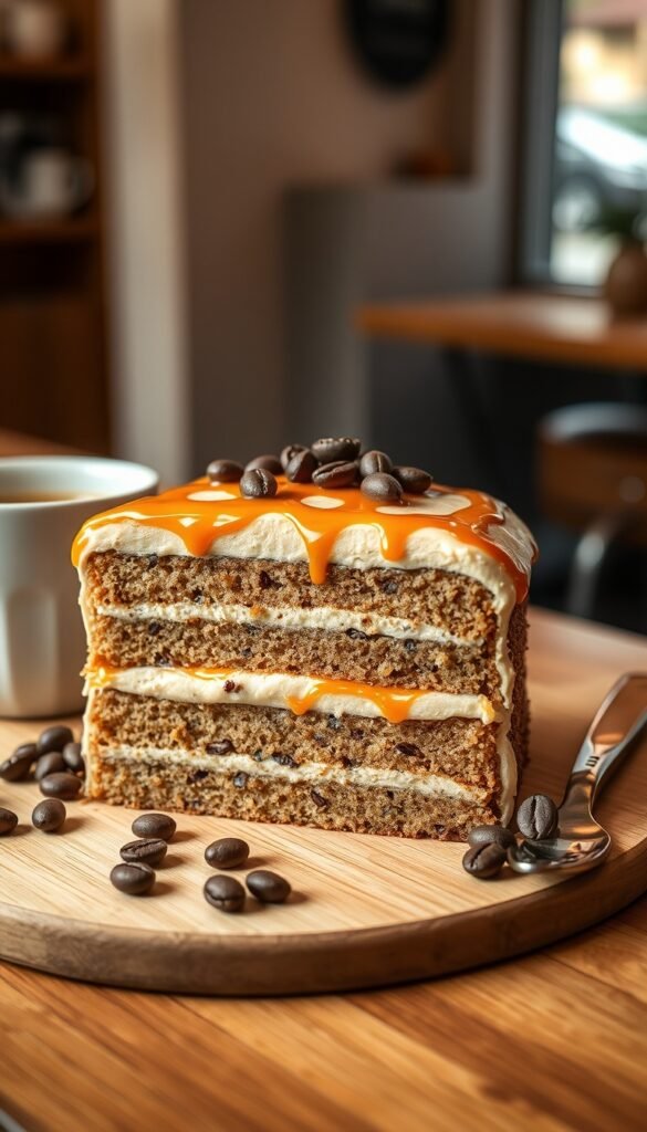Coffee Caramel Cake