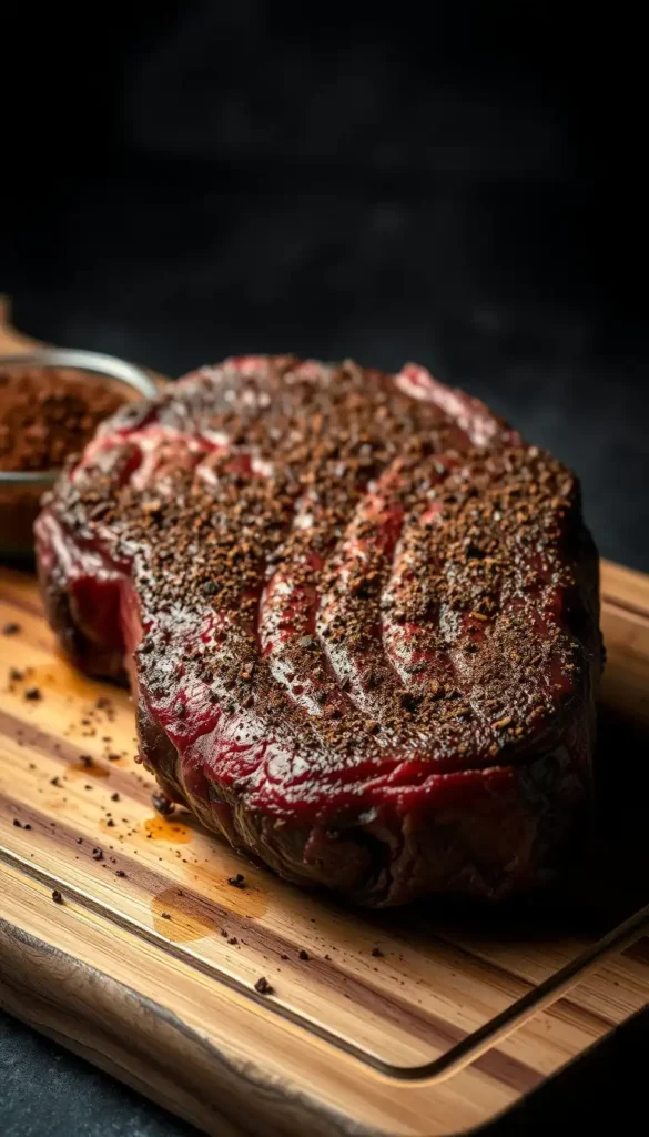 Coffee-Rubbed Ribeye Steak