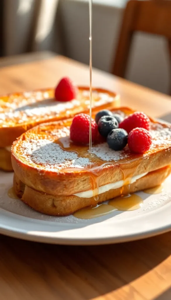 Cream Cheese-Stuffed French Toast