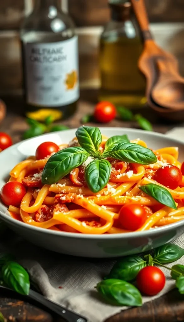 Creamy Tomato Basil Pasta