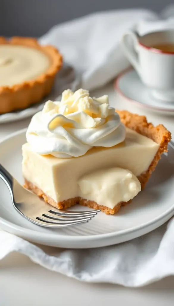 Creamy Vanilla Pudding Pie