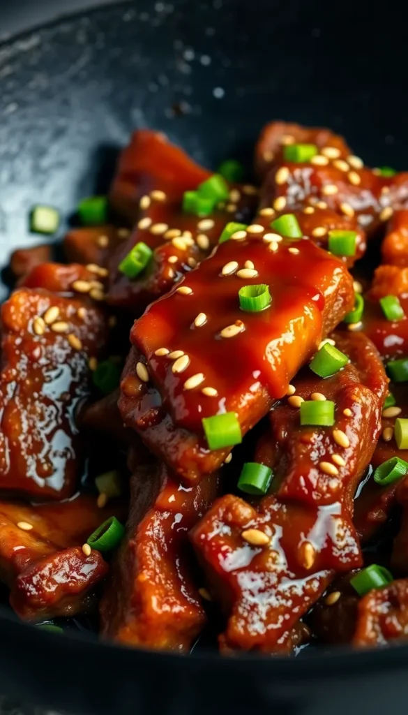 Crispy Honey-Garlic Beef Stir Fry