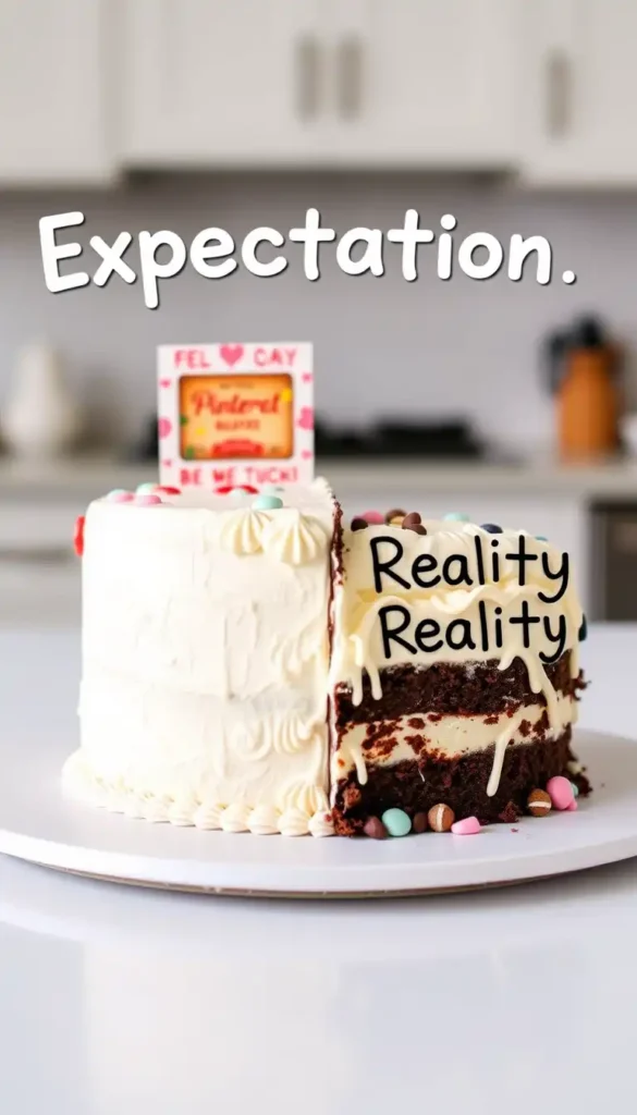 âExpectation vs. Realityâ Cake