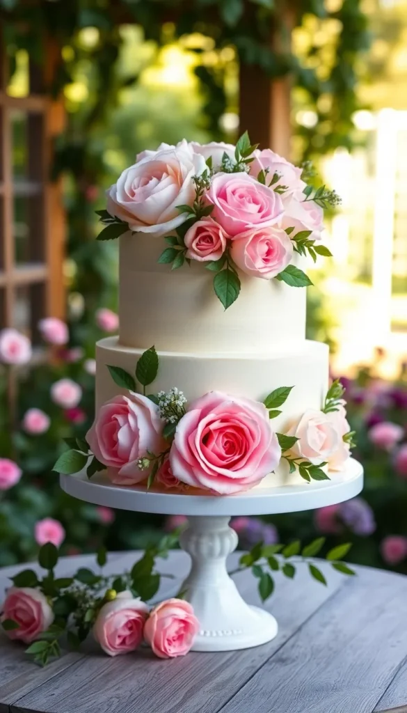Floral Garden Cake