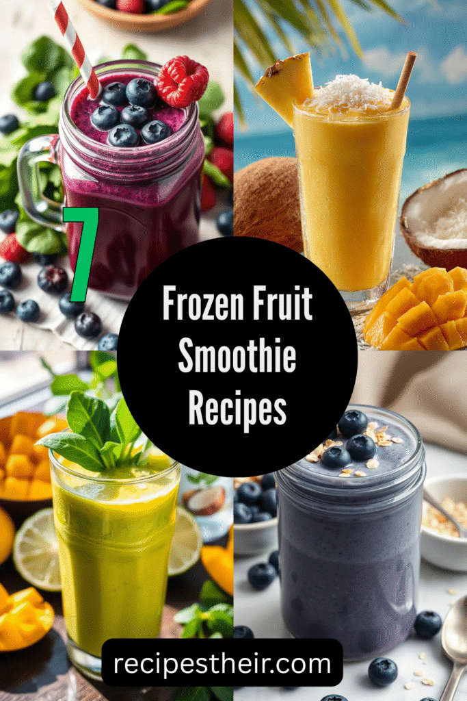 Frozen Fruit Smoothie Recipes