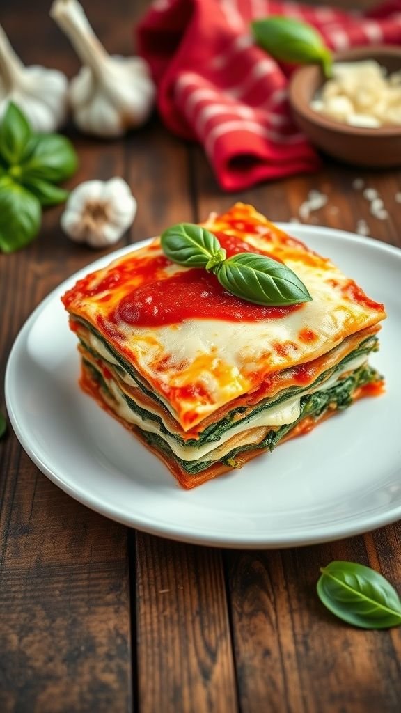 Frozen Spinach Lasagna