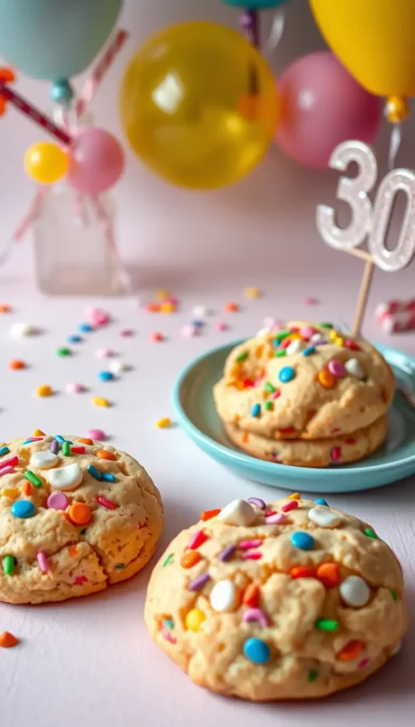 Funfetti Birthday Cake Cookies