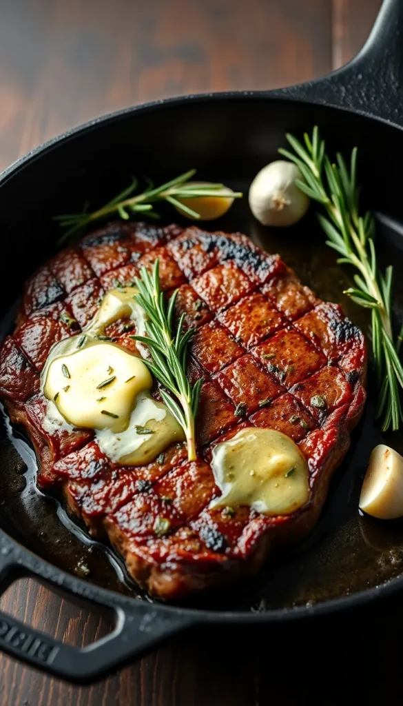 Garlic Butter Skirt Steak