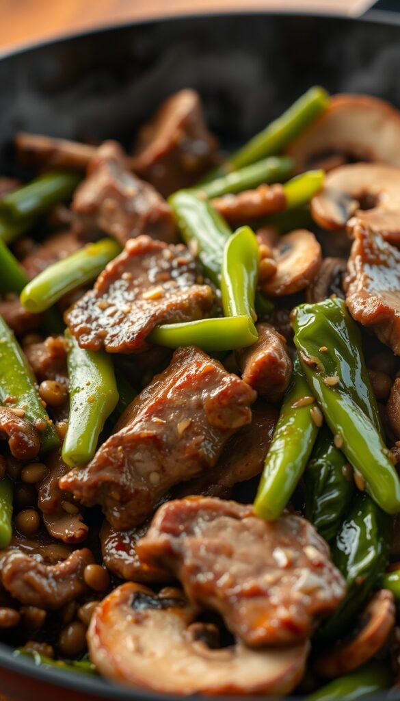 Garlic-Ginger Steak Stir Fry