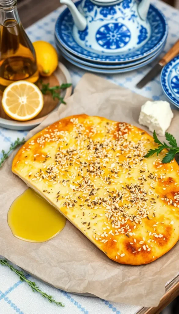 Greek Flatbread (Lagana)