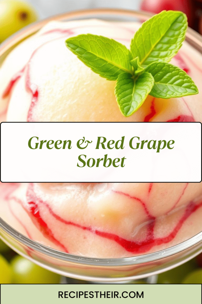 Green & Red Grape Sorbet