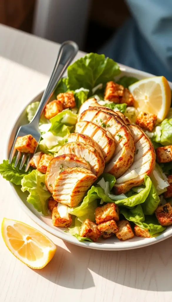 Grilled Chicken Caesar Salad