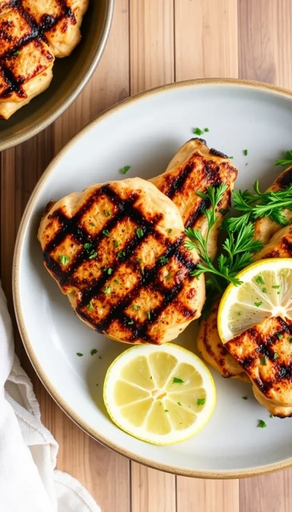 Grilled Lemon Herb Chicken