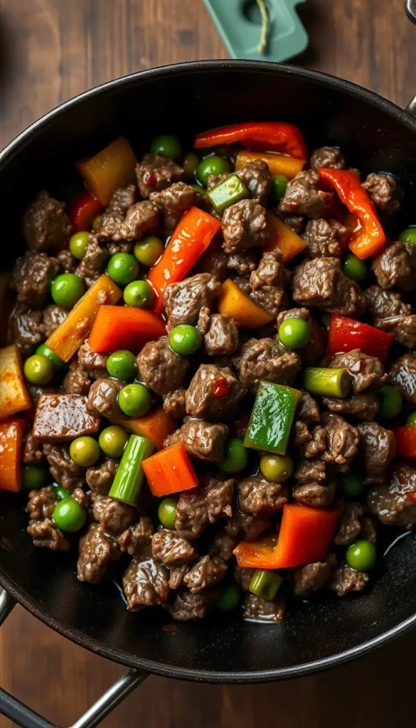 Ground Beef Stir Fry