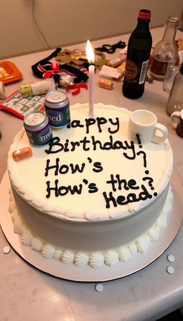 âHangover Recoveryâ Cake