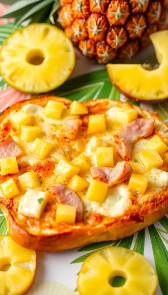 Hawaiian French Bread Pizza